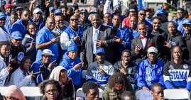 Jonathan A. Mason, Sr., International President, Phi Beta Sigma Fraternity, Inc. and other members