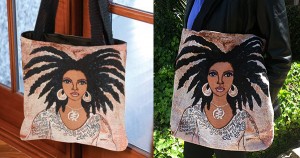 Nubian Queen Talk to Me Tote Bag