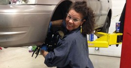 Patrice Banks, founder of Girl Auto Clinic in Philadelphia