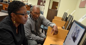 Antoinette Harrell & Johnny Lee Gaddy Researching at the Florida State Archives