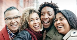 People of different skin color