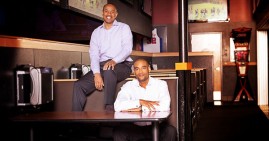 Karim Webb and Ed Barnett, owners of PCF Restaurant