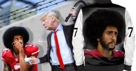 Colin Kaepernick canvass and bomber jacket