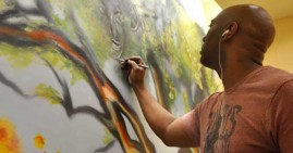 Artist Corey Barksdale