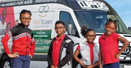 Low income children helped by Vision to Learn