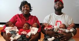 McGhee Family with 6 children