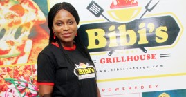 Tutu Adekunle, founder of Bibi's GrillHouse in Lagos, Nigeria