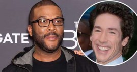 Tyler Perry and Joel Olsteen