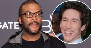 Tyler Perry and Joel Olsteen