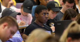 Low income student at college