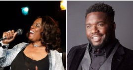 Philip Brandong with his mother, Brenda Davis