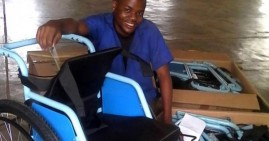 Rwanda entrepreneur making affordable wheelchairs