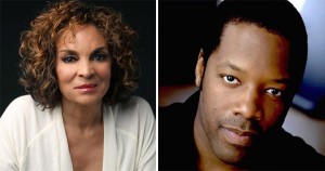 Jasmine Guy and Kareem Hardison