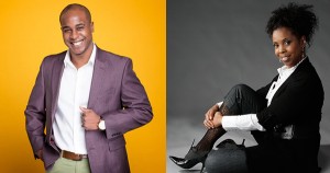 Joshua Esnard, Founder/Inventor of The Cut Buddy, and Ceata Lash, Founder/Inventor of PuffCuff LLC