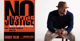 Author Robbie Tolan and his bookcover