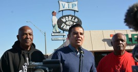 World Famous VIP Record sign