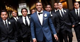 Black men observing prostate cancer awareness day