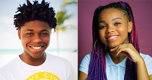 AJ Carr and Essynce Moore