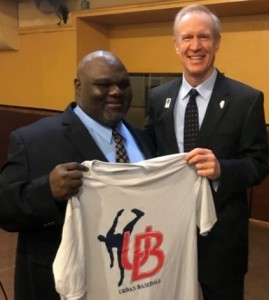 Coach and founder, Mike Mayden & Illinois Governor, Bruce Rauner