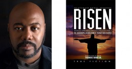 Author Thomas Barr, and his bookcover