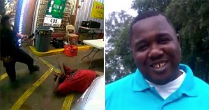 Alton Sterling, shot dead by a police officer