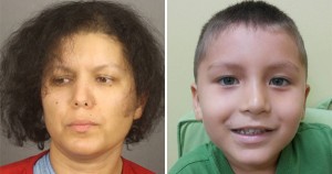 Hanane Mouhib and her son, Abraham Cardenas