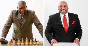 Orrin Hudson and Dr. Ruben West