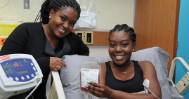 Revee Agyepong, patient cured of Sickle Cell Anemia