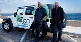 Claude Telis and Kareem Cook, founders of Vegan Smart