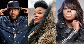Ed Lover, Roxanne Shante, and Angie Stone