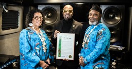 Teddy Riley receives Mother of Humanity Monument Foundation Ambassador Proclamation