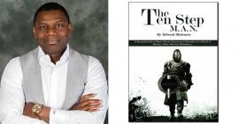 Author Edward Mulraine and his bookcover