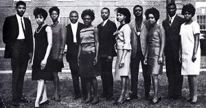 Members of the class of 1968 at Elizabeth City State College