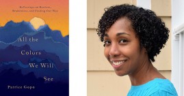 Bookcover and author, Patrice Gopo