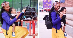 Baby Diaper Bag Disguised as a Handbag