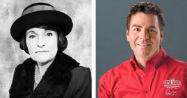 Margaret Sanger and John Schnatter, founder of Papa John's
