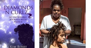 Prince with his long-time hairstylist, Kim Berry