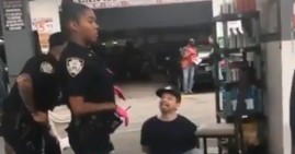 Black female NYPD officer kept her cool despite a man shouting racial slur at her