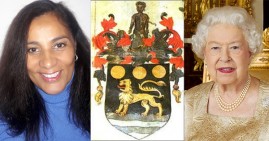 Venita Benitez with the Queen of England