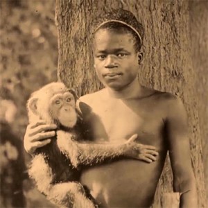 A pygmy from the African Congo, Ota Benga was exhibited in a cage along with monkeys.