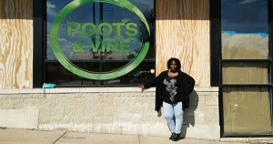 Ena Jones, founder of Roots and Vine Produce Cafe