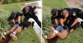 Florida police punching 14-year old Black girl