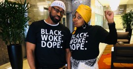 Jenny and Rufus Triplett, founders of Black. Woke. Dope.