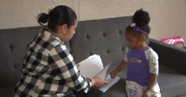 Sabrina Straker and her daughter, Serenity