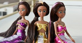 African American mermaid princess dolls