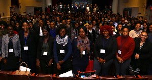 Attendees at the Black-Pre Law Conference and Law Fair