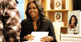 Michelle Obama book signing