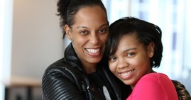 Essynce Moore and her mom, Starr Barrett