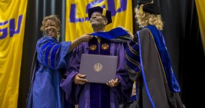Johnny Jones, 83-year old LSU graduate