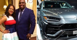 Pastor John Gray gave his wife a Lamborghini car as a gift